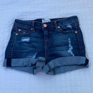 revery kids jean shorts
